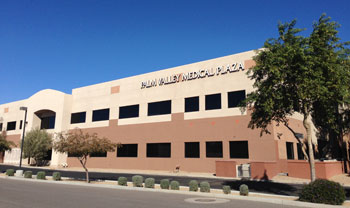 The office of Goodyear Eye Specialists in the Palm Valley Medical Plaza
